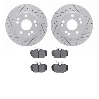 R1 Concepts WBTN1-63011 Brake Rotors - Carbon Coated - D/S W/ Euro Ceramic Pads